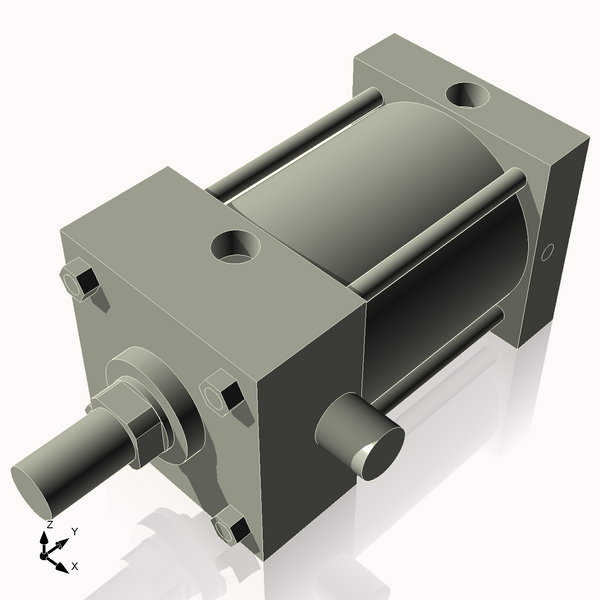 Isometric View of 4ATF3NCK1.375