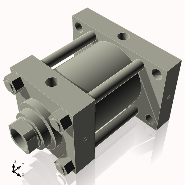 Isometric View of CN5HHRHF3NCK2.5S4