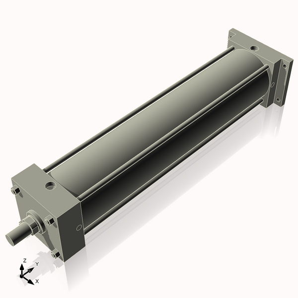 Isometric View of 6ARF26NCK1.75