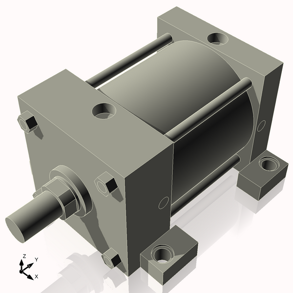 Isometric View of 6ASL4NCK1.75