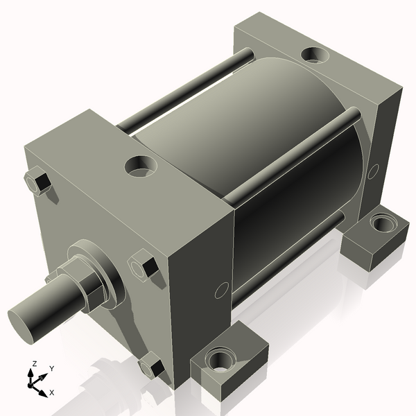 Isometric View of 6ASL5NCK1.75
