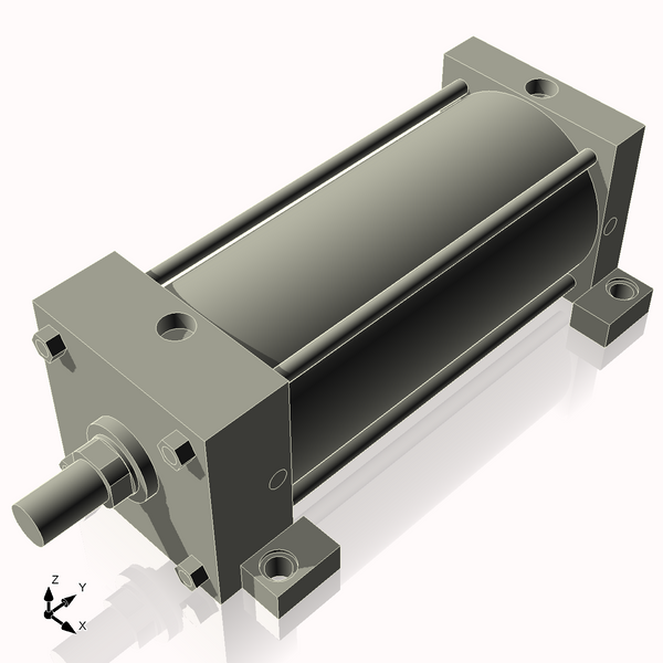 Isometric View of 6ASL11NCK1.75