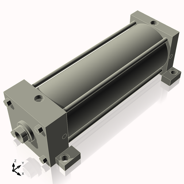 Isometric View of 6ASL15NCK1.75S4