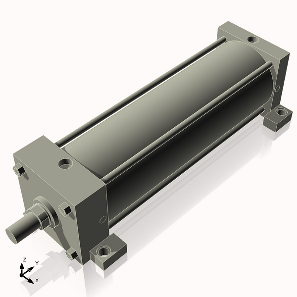 Isometric View of 6ASL17NCK1.75