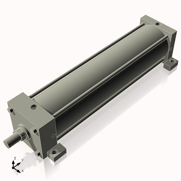 Isometric View of 6ASL23NCK1.75