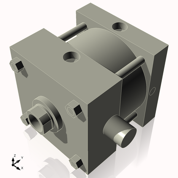 Isometric View of 6ATF1NCK1.75S4