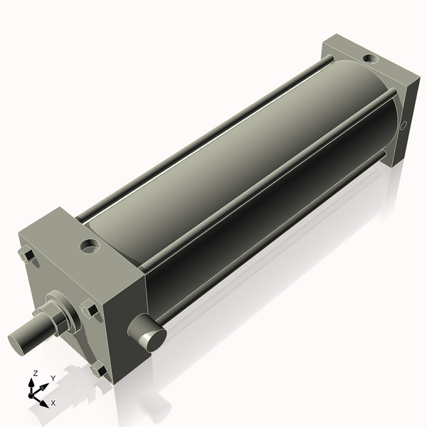 Isometric View of 6ATF19NCK1.75