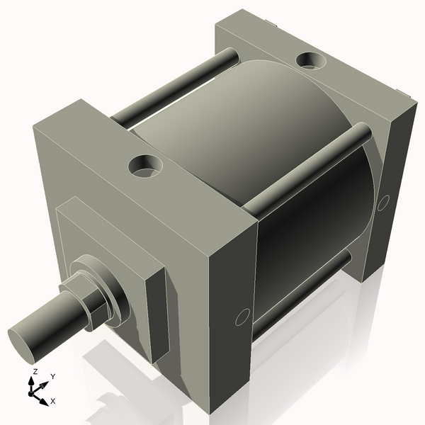 Isometric View of 7AC4NCK1.75