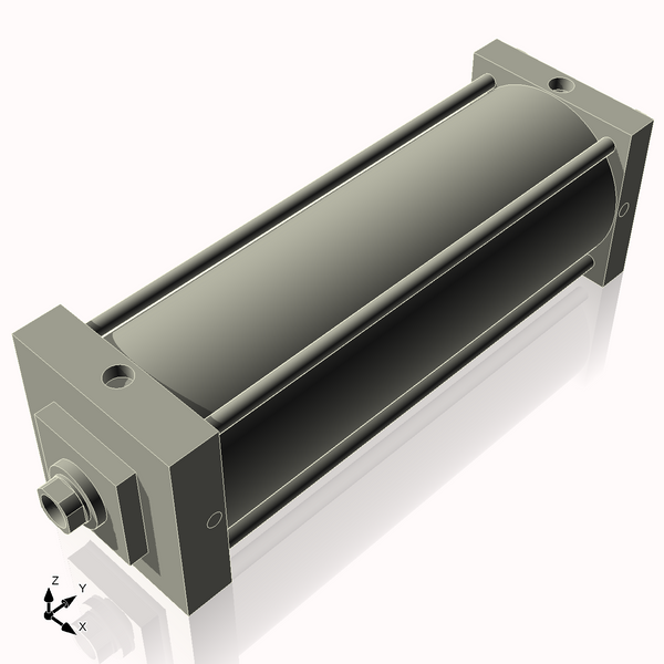 Isometric View of 7AC18NCK1.75S4