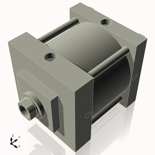 Isometric View of 7ASF3NCK1.75S4