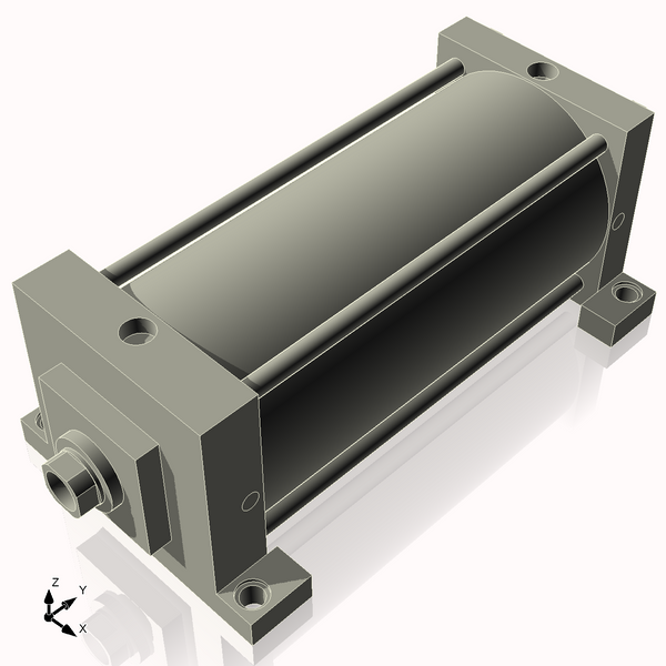 Isometric View of 7ASL13NCK1.75S4
