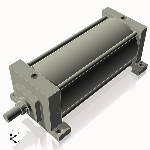 Isometric View of 7ASL14NCK1.75