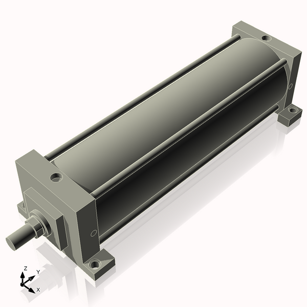 Isometric View of 7ASL23NCK1.75