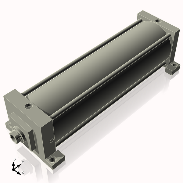 Isometric View of 7ASL23NCK1.75S4
