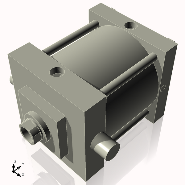 Isometric View of 7ATF4NCK1.75S4