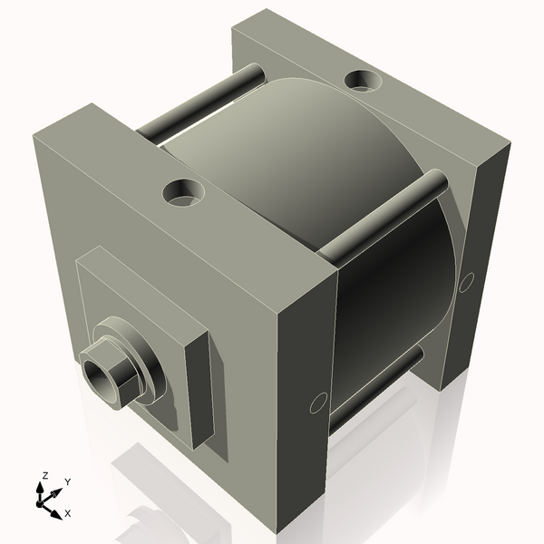 Isometric View of 8AC3NCK1.75S4