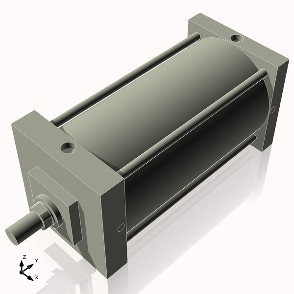Isometric View of 8AC13NCK1.75