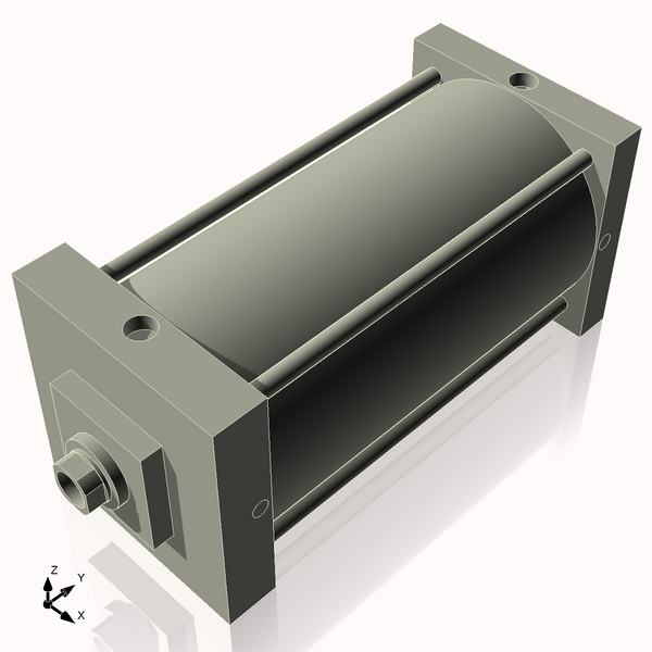 Isometric View of 8AC13NCK1.75S4