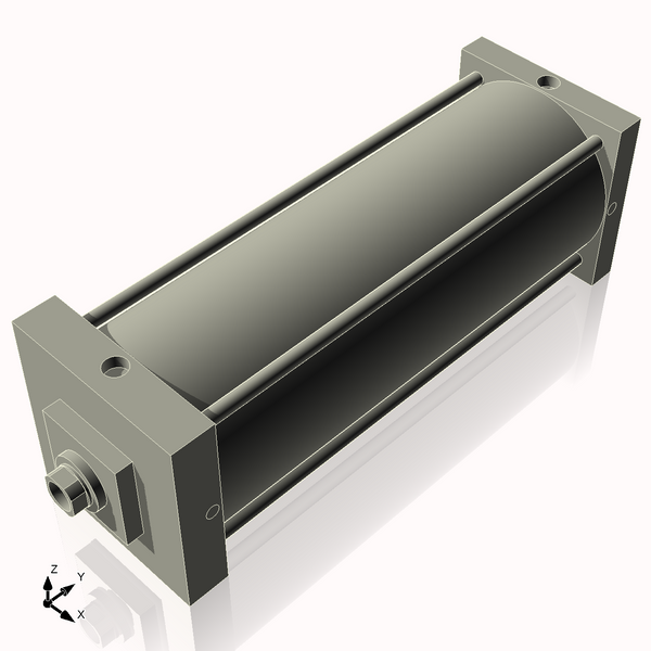 Isometric View of 8AC20NCK1.75S4