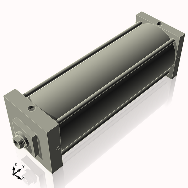 Isometric View of 8ASF22NCK1.75S4