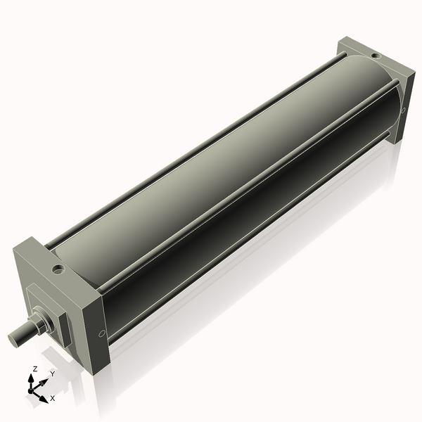 Isometric View of 8ASF36NCK1.75