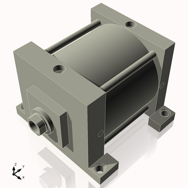 Isometric View of 8ASL5NCK1.75S4