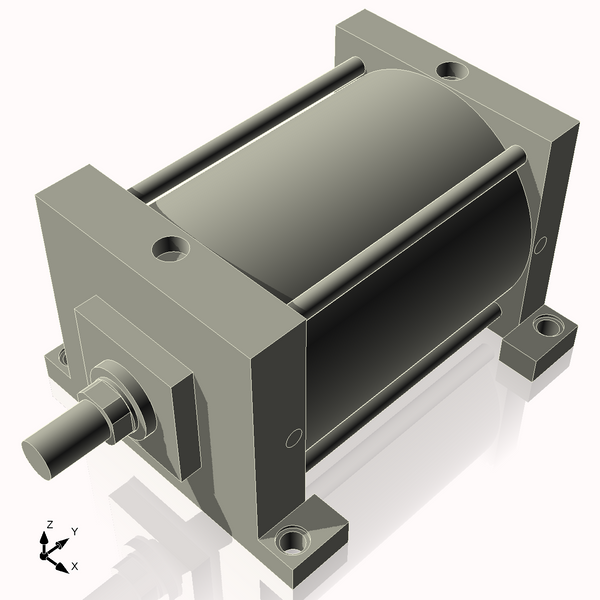 Isometric View of 8ASL8NCK1.75