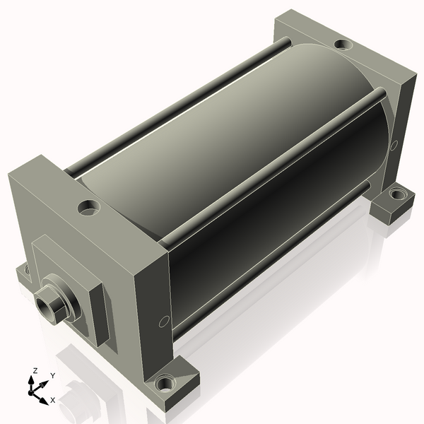 Isometric View of 8ASL14NCK1.75S4