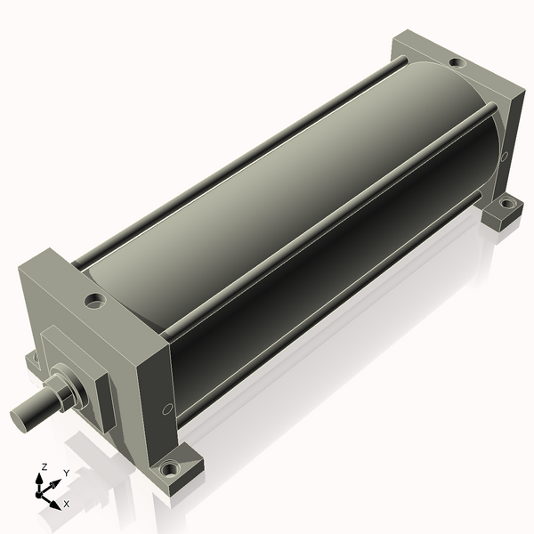 Isometric View of 8ASL23NCK1.75