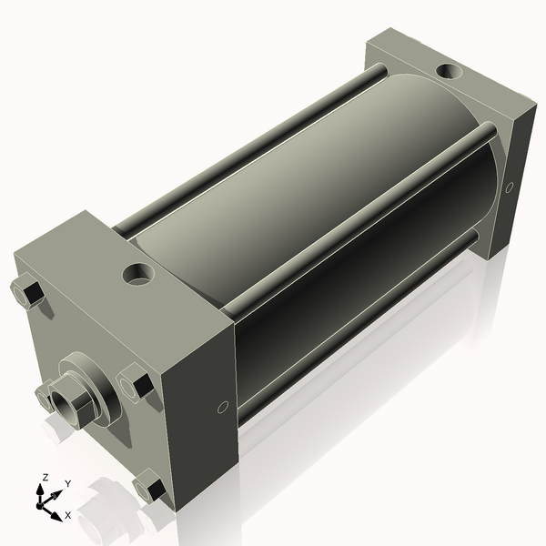 Isometric View of 5AC9NCK1.375S4
