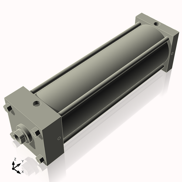 Isometric View of 5AC15NCK1.375S4