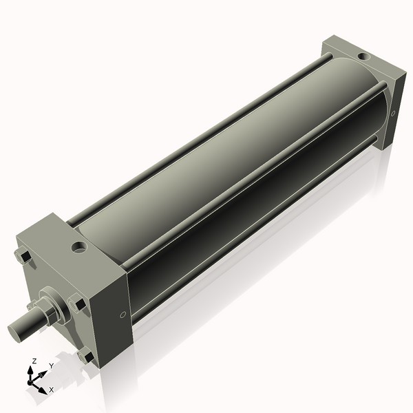 Isometric View of 5AC19NCK1.375
