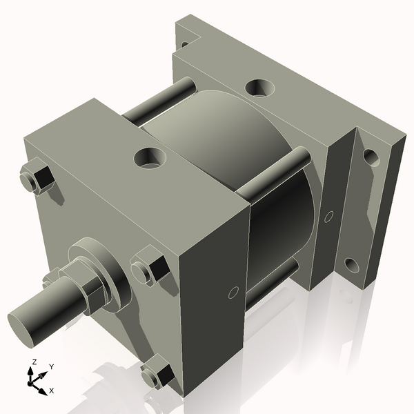 Isometric View of 5ARF1NCK1.375
