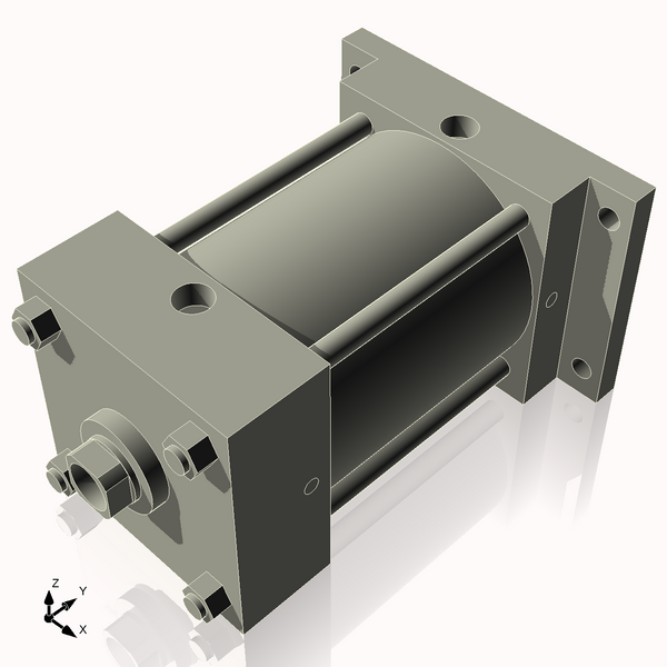 Isometric View of 5ARF4NCK1.375S4