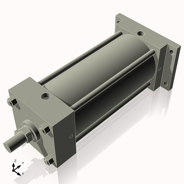 Isometric View of 5ARF9NCK1.375