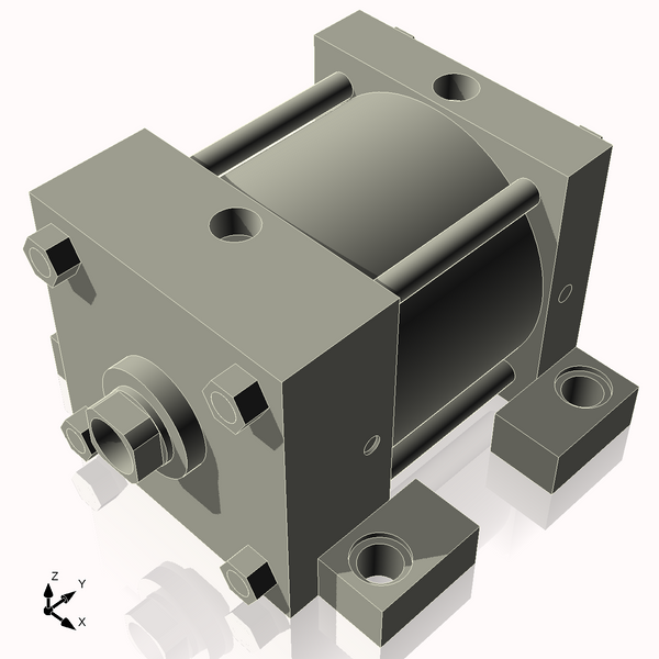 Isometric View of 5ASL2CCK1.375S4