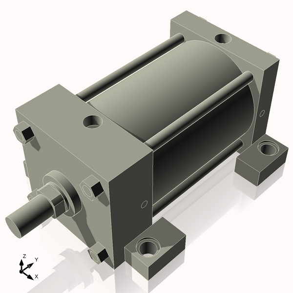 Isometric View of 5ASL5NCK1.375