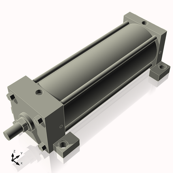 Isometric View of 5ASL13NCK1.375