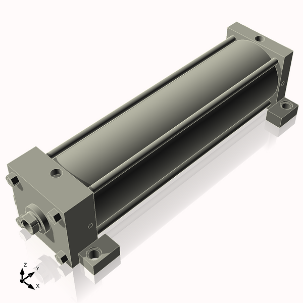 Isometric View of 5ASL17NCK1.375S4