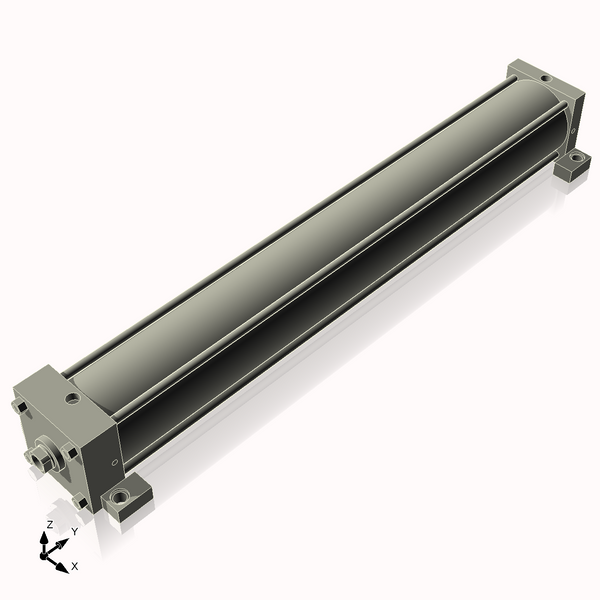 Isometric View of 5ASL36NCK1.375S4