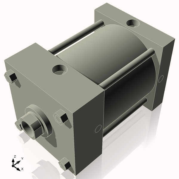Isometric View of 6AC4NCK1.75S4