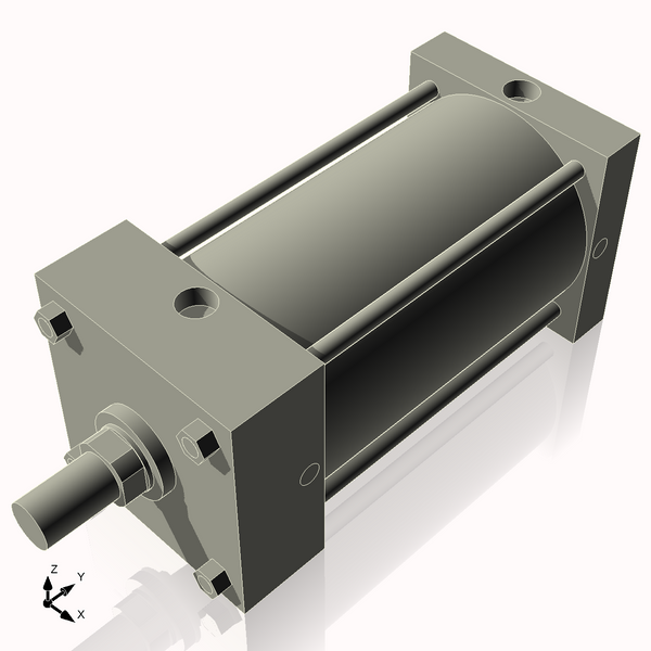 Isometric View of 6AC8NCK1.75