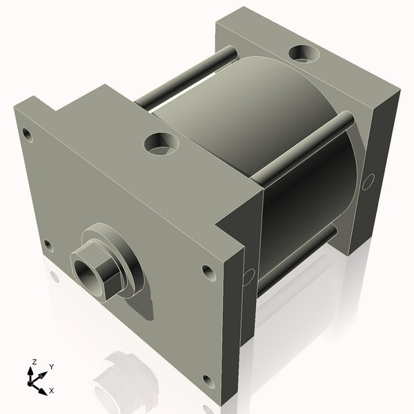 Isometric View of 6AFF3NCK1.75S4