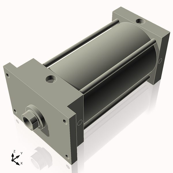 Isometric View of 6AFF9NCK1.75S4