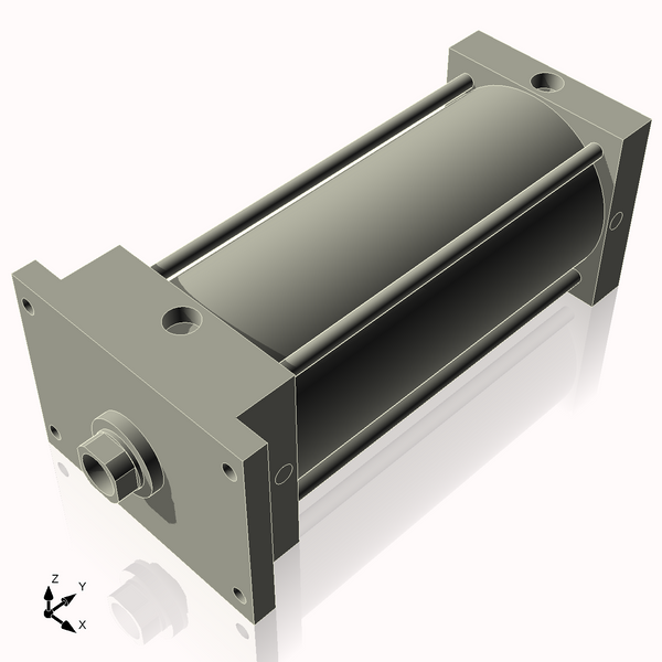 Isometric View of 6AFF11NCK1.75S4