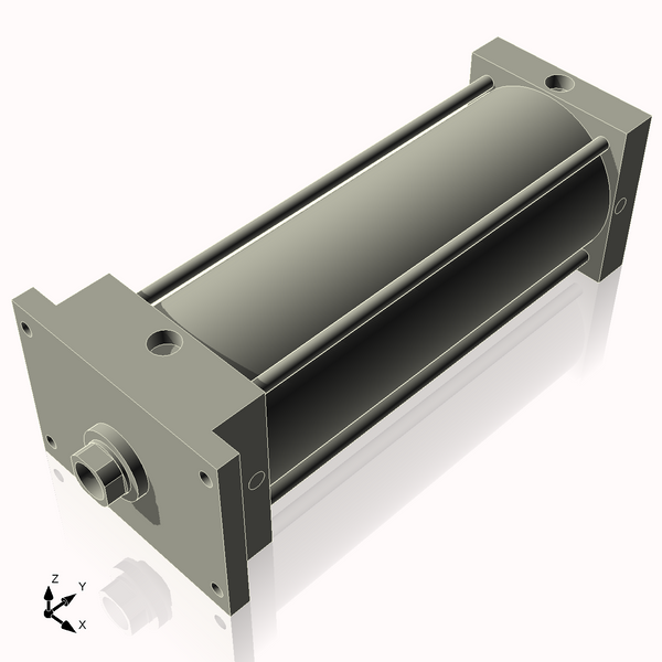 Isometric View of 6AFF14NCK1.75S4