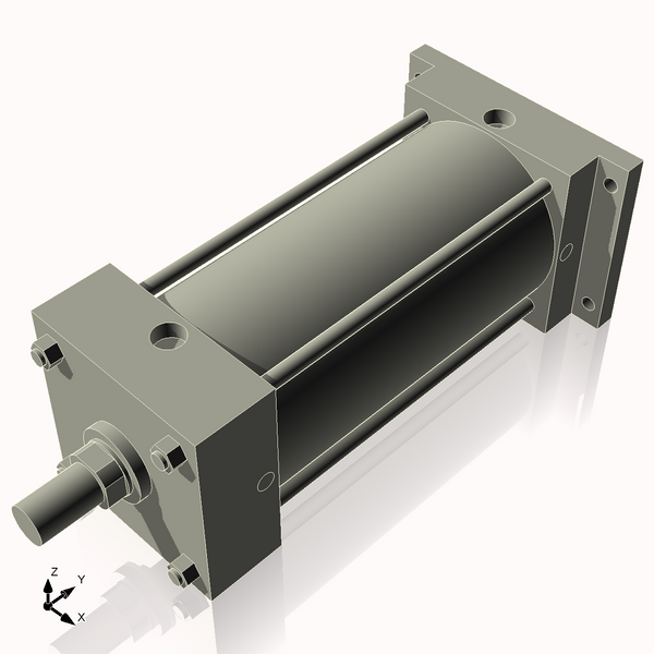 Isometric View of 6ARF10NCK1.75