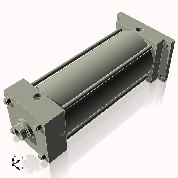 Isometric View of 6ARF13NCK1.75S4