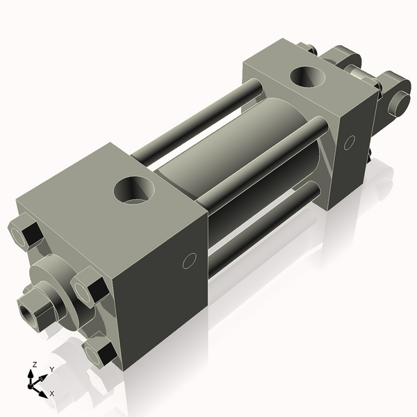 Isometric View of 1.125AC1NCKS4