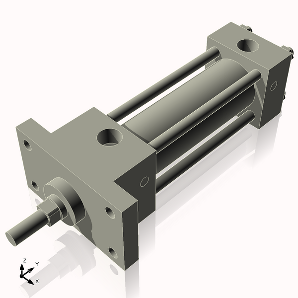Isometric View of 1.125AFF2NC